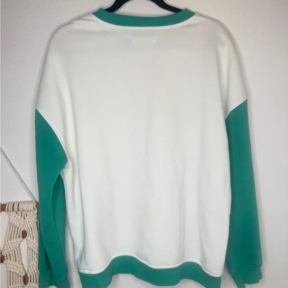 Grayson Threads Sweatshirt Crewneck Pickleball Club of Malibu Green White Preppy - Picture 7 of 7